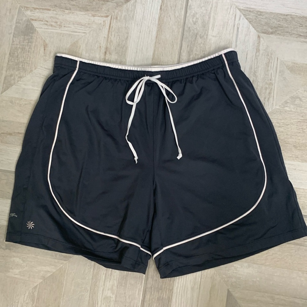 Athleta Charcoal Gray Lined Athletic Shorts